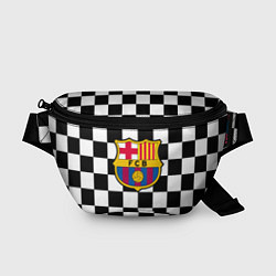 Поясная сумка Barcelona клетка, цвет: 3D-принт
