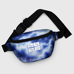 Поясная сумка 2026 сине-голубая дымка, цвет: 3D-принт — фото 2