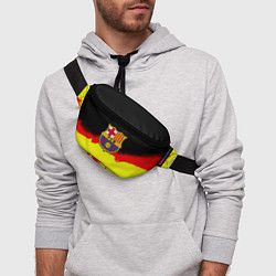 Поясная сумка Borussia абстракция золото геометрия, цвет: 3D-принт — фото 2