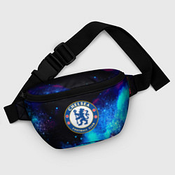 Поясная сумка Челси неоновый космос, цвет: 3D-принт — фото 2