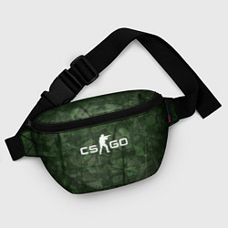 Поясная сумка Эмблема CS GO на камуфляжном фоне, цвет: 3D-принт — фото 2