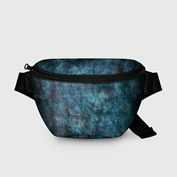 Поясная сумка Абстракция - dark blue, цвет: 3D-принт
