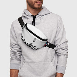 Поясная сумка Ювентус краски люди, цвет: 3D-принт — фото 2