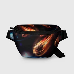 Поясная сумка Метеориты, цвет: 3D-принт