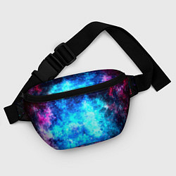 Поясная сумка Голубая вселенная, цвет: 3D-принт — фото 2