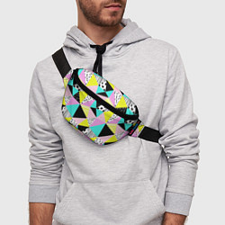 Поясная сумка Треугольнички, цвет: 3D-принт — фото 2