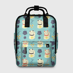 Рюкзак женский Кошки счастья, цвет: 3D-принт