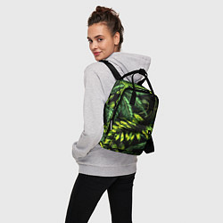 Рюкзак женский Листья, цвет: 3D-принт — фото 2