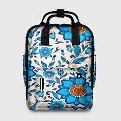 Рюкзак женский Цветочный узор, цвет: 3D-принт