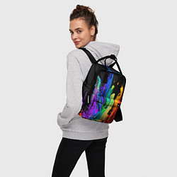 Рюкзак женский Всплеск красок, цвет: 3D-принт — фото 2