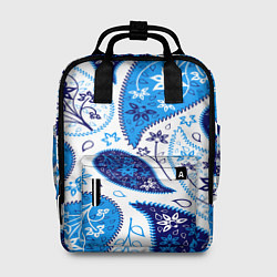Рюкзак женский Гжель огурцы, цвет: 3D-принт