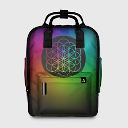 Рюкзак женский Coldplay Colour, цвет: 3D-принт