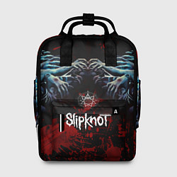 Рюкзак женский Slipknot руки зомби, цвет: 3D-принт