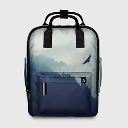 Рюкзак женский Орел над Лесом, цвет: 3D-принт