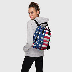 Рюкзак женский USA Flag, цвет: 3D-принт — фото 2