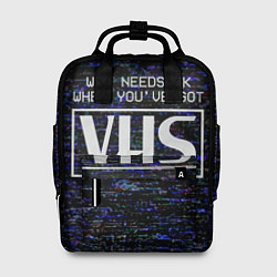 Рюкзак женский 4K VHS, цвет: 3D-принт