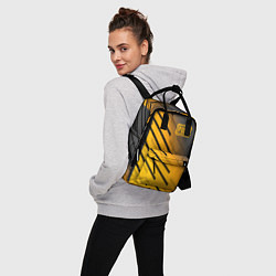 Рюкзак женский PUBG: Lines Style, цвет: 3D-принт — фото 2