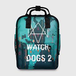 Рюкзак женский Watch Dogs 2: Network Hack, цвет: 3D-принт