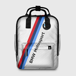 Рюкзак женский BMW Motorsport: White Carbon, цвет: 3D-принт