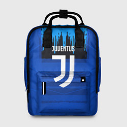 Рюкзак женский FC Juventus: Blue Abstract, цвет: 3D-принт