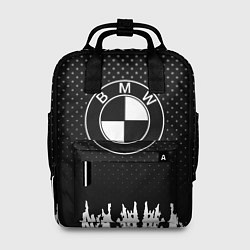 Рюкзак женский BMW Black Style, цвет: 3D-принт