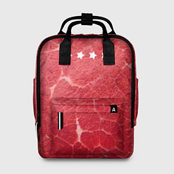 Рюкзак женский Мясо 100%, цвет: 3D-принт