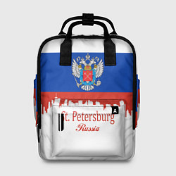 Рюкзак женский St. Petersburg: Russia, цвет: 3D-принт