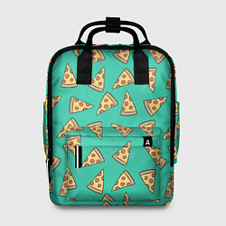 Рюкзак женский Стиль пиццы, цвет: 3D-принт