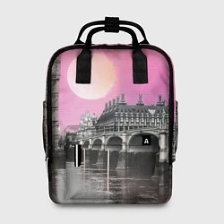 Рюкзак женский Закат в Великобритании, цвет: 3D-принт
