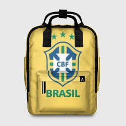 Рюкзак женский Brazil Team, цвет: 3D-принт