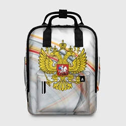 Рюкзак женский Россия необъятная, цвет: 3D-принт