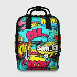 Рюкзак женский Кислотный поп-арт, цвет: 3D-принт