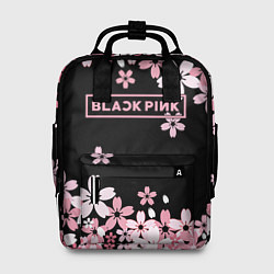 Рюкзак женский Black Pink: Pink Sakura, цвет: 3D-принт