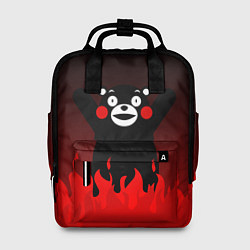 Рюкзак женский Kumamon: Hell Flame, цвет: 3D-принт