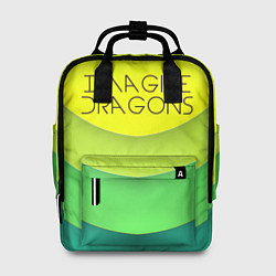 Рюкзак женский Imagine Dragons: Lime Colour, цвет: 3D-принт