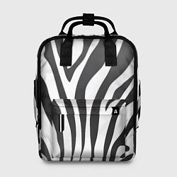 Рюкзак женский Африканская зебра, цвет: 3D-принт