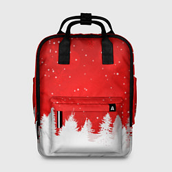 Рюкзак женский Christmas pattern, цвет: 3D-принт