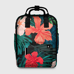 Рюкзак женский Тропический мотив, цвет: 3D-принт