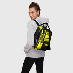 Рюкзак женский PUBG: Yellow Lifestyle, цвет: 3D-принт — фото 2