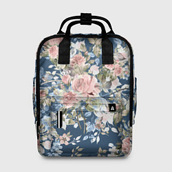 Рюкзак женский Цветущие розы, цвет: 3D-принт