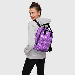 Рюкзак женский Twitch: Violet Pattern, цвет: 3D-принт — фото 2