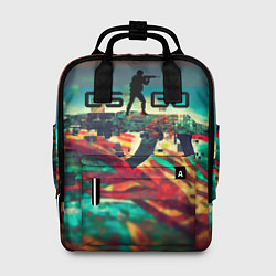 Женский рюкзак CS GO logo abstract