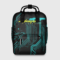 Рюкзак женский Cyberpunk 2077, цвет: 3D-принт