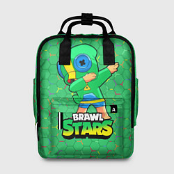 Рюкзак женский Brawl Stars Leon, Dab, цвет: 3D-принт