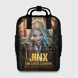 Рюкзак женский Jinx, цвет: 3D-принт
