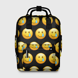 Рюкзак женский New Emoji, цвет: 3D-принт