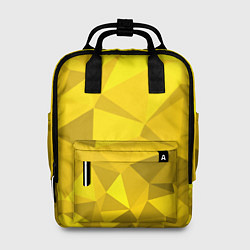 Рюкзак женский YELLOW ABSTRACT, цвет: 3D-принт