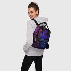 Рюкзак женский NEON FRACTAL, цвет: 3D-принт — фото 2