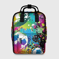 Рюкзак женский Football Paints, цвет: 3D-принт