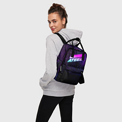 Рюкзак женский ATEEZ neon, цвет: 3D-принт — фото 2